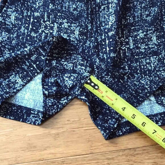 Kenar Navy Blue and White Print Shorts Size 10 - Picture 10 of 10